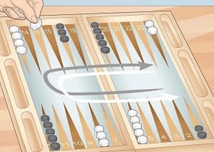 نحوه چیدمان تخته نرد